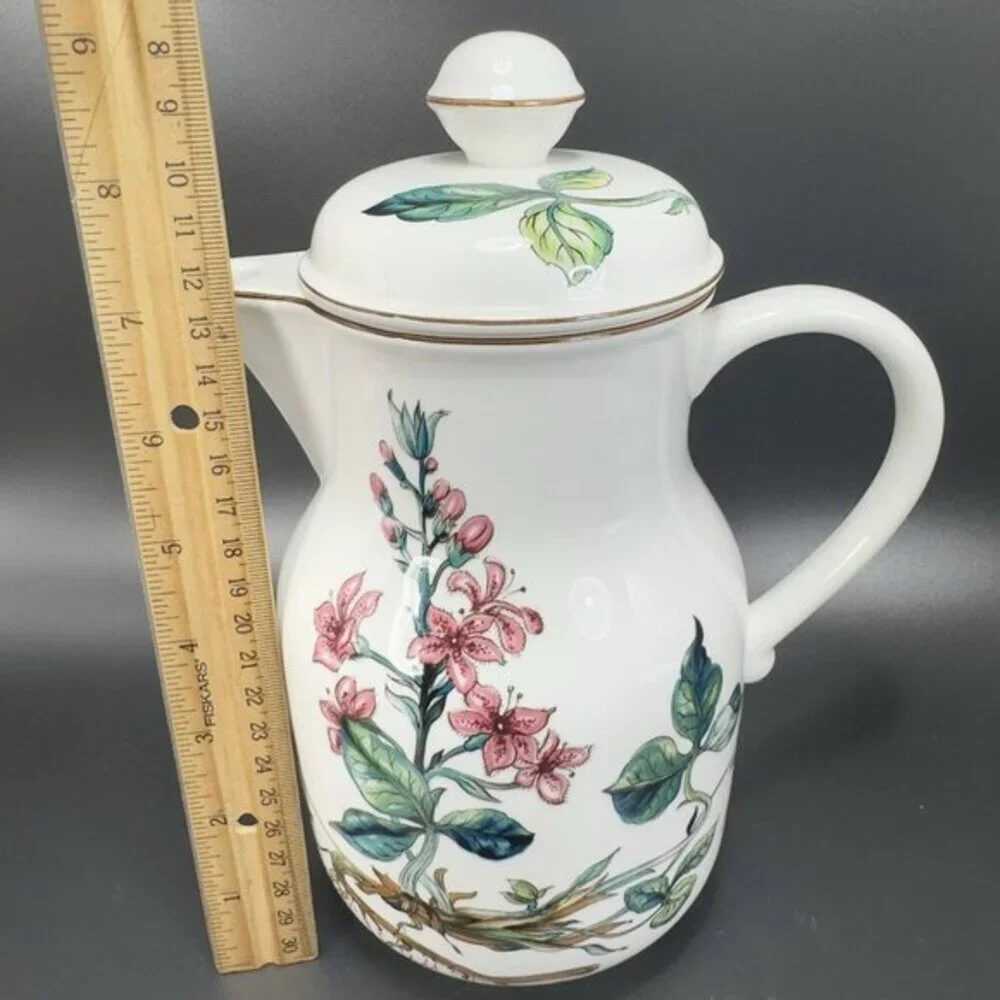 Villeroy & Boch Botanica‎ Coffee Pot with Lid Carafe Jug Teapot Porcelain Vitro